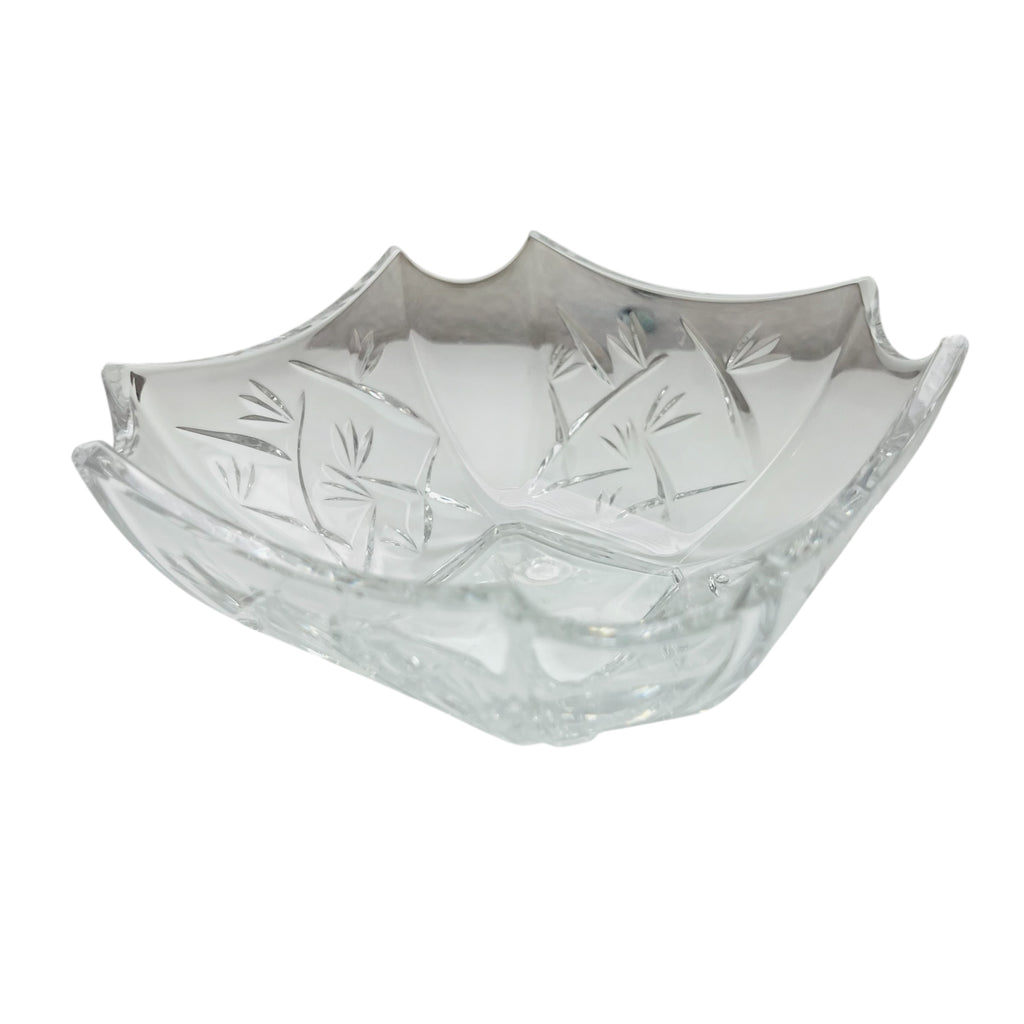 WATERFORD Lead Crystal Square Bowl