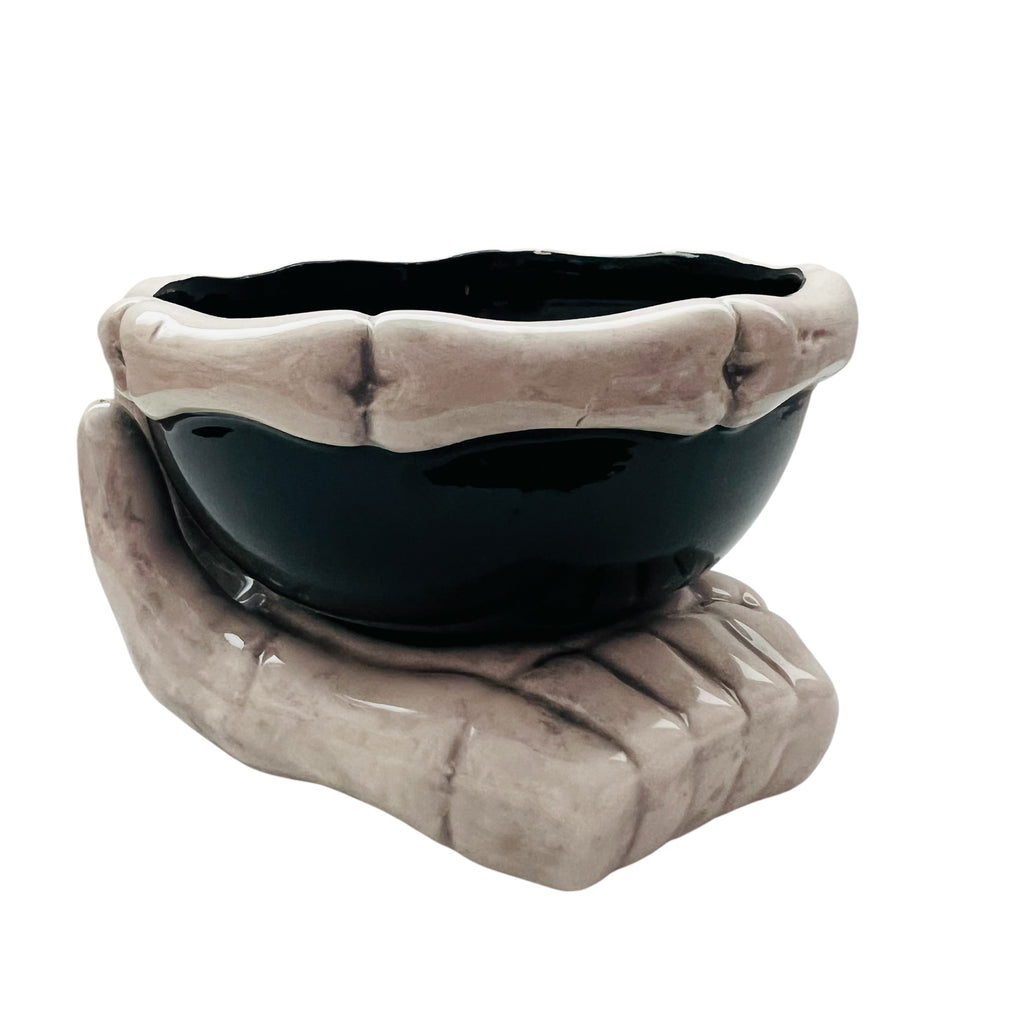 Ashland Skeleton Hand Black Bowl