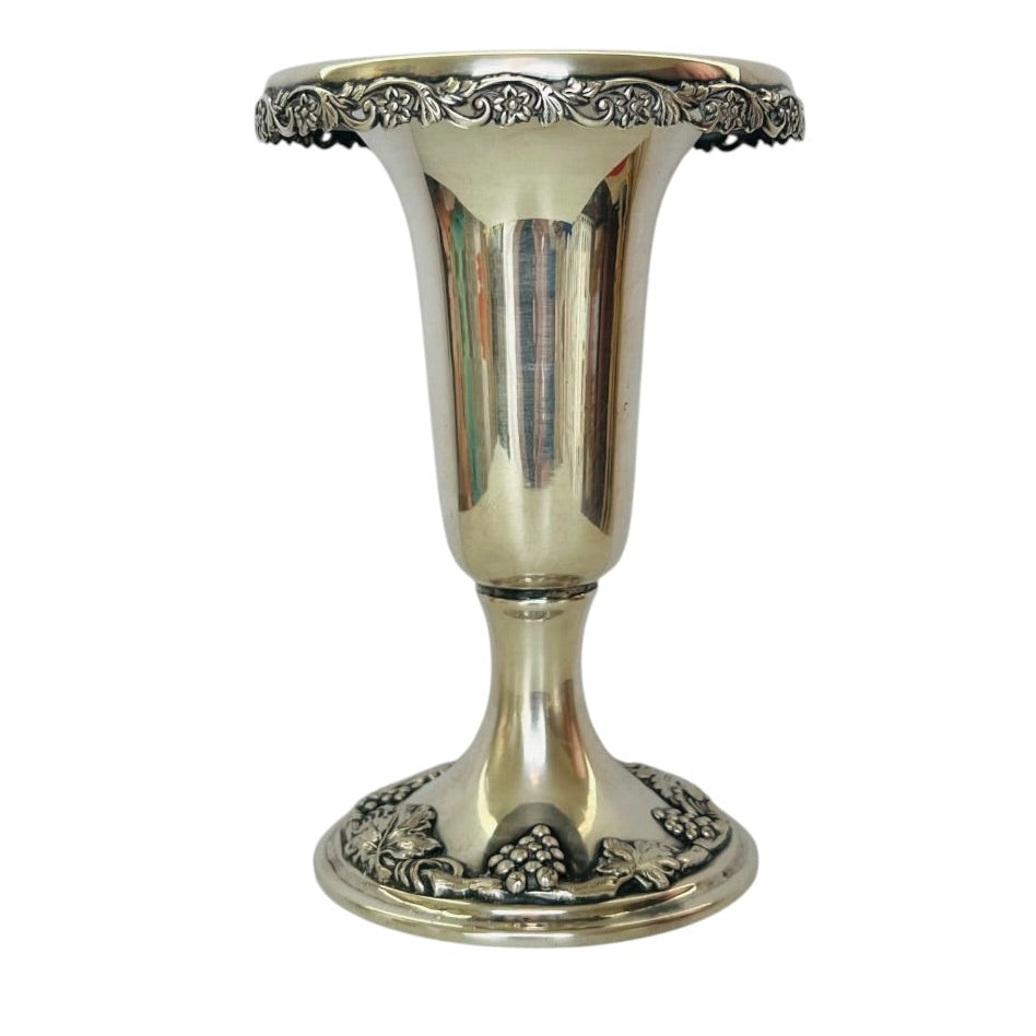 Vintage Lawrence B. Smith Co Silverplate Ornate Goblet