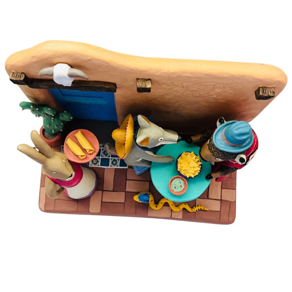 Vintage Neil Orlowski CACTUS CAFE Southwestern Diorama Sculpture