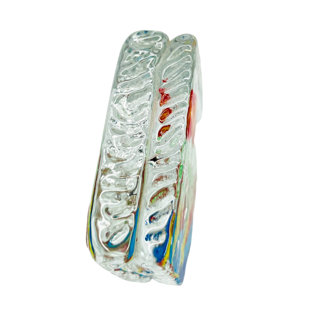 Vintage Murano Art Glass Tropical Fish Aquarium Sculpture Paperweight