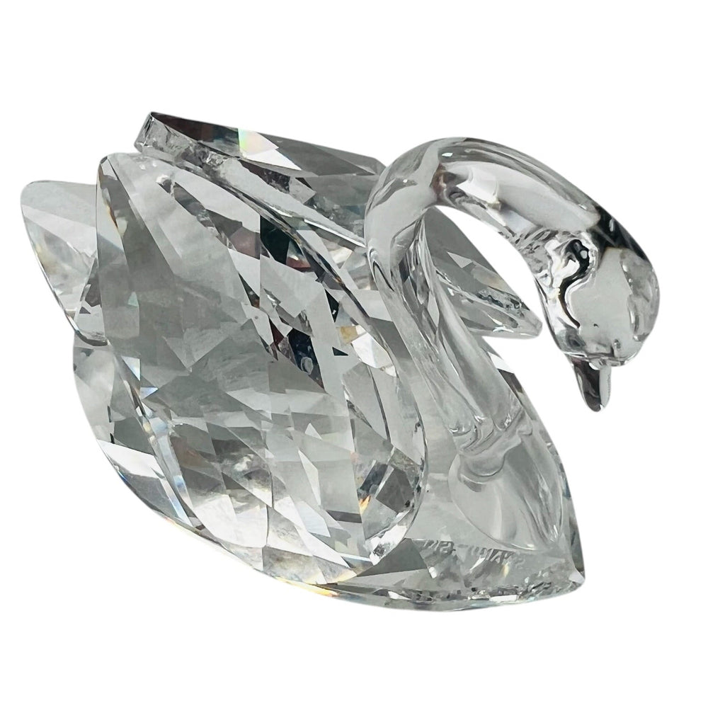 Vintage Swarovski Crystal Swan Figurine