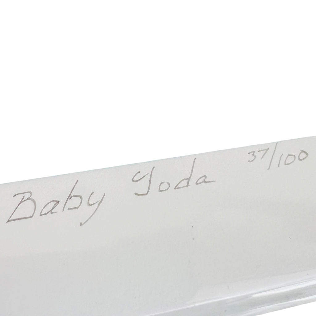 Cliff Wassmann Star Wars Baby Yoda Reproduction Print Matte Paper 37/100 Wall Art