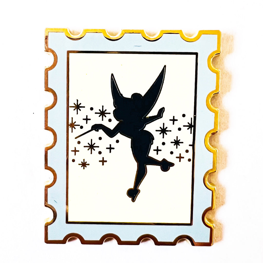 Disney Mickey’s Pin Odyssey Tinkerbell Stamp Collectors Pin