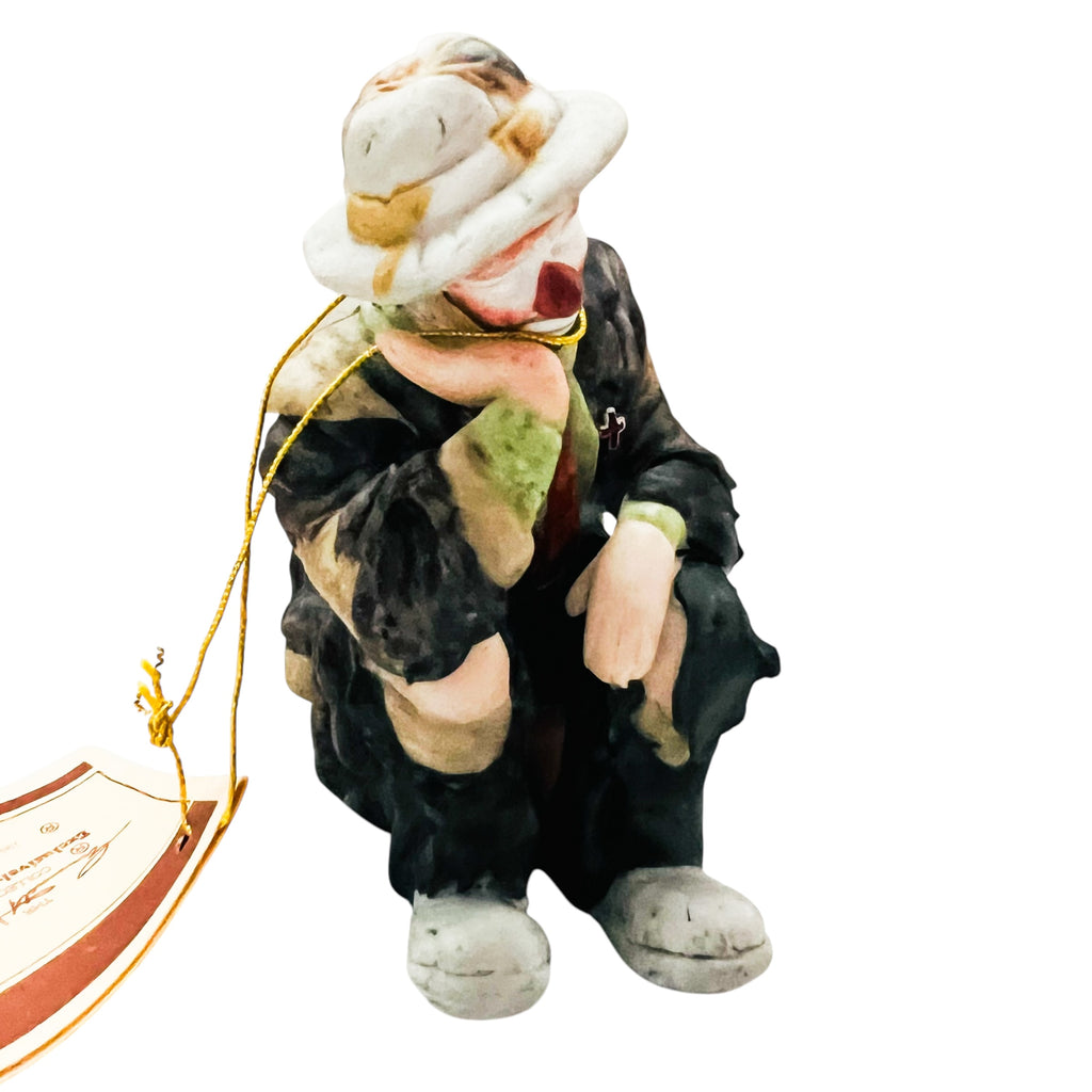 Vintage Emmett Kelly Jr. THE THINKER Miniature Collection Figurine