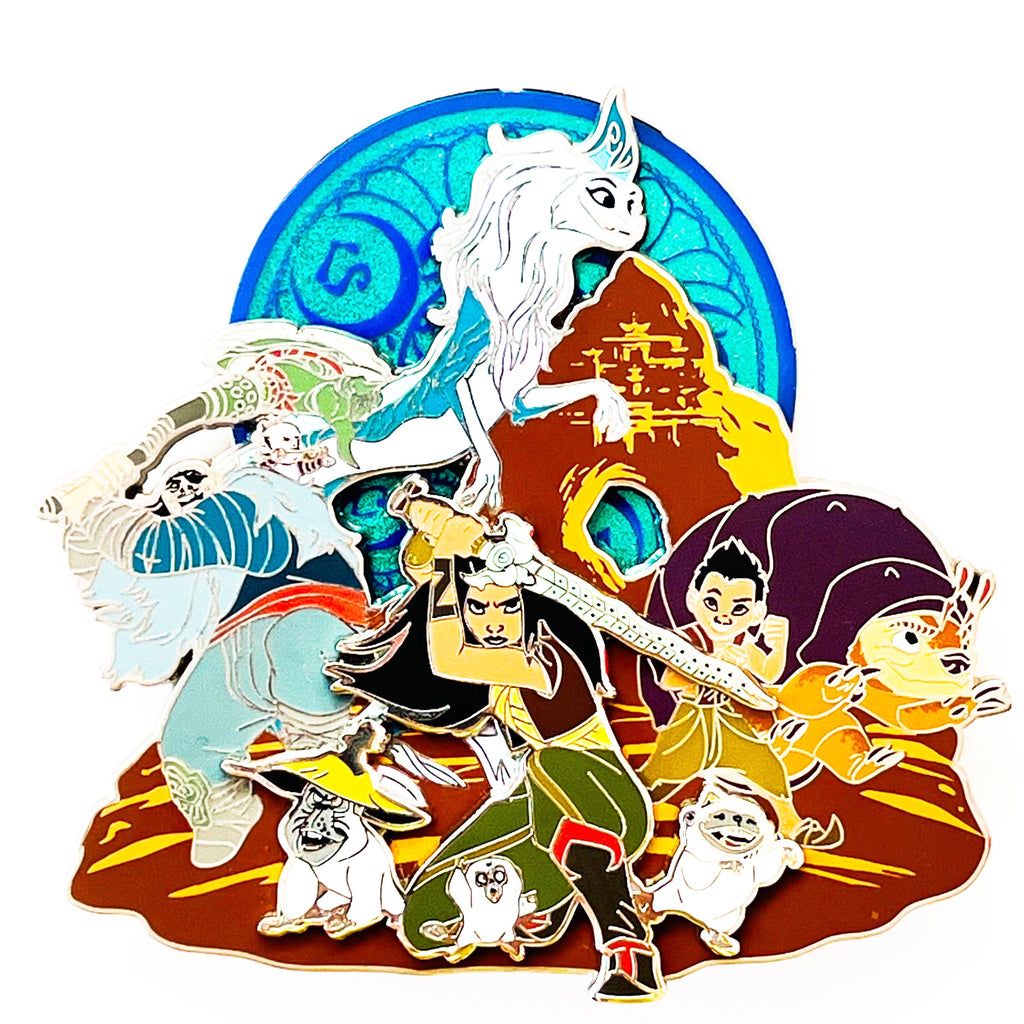 Disney Raya and the Last Dragon Jumbo Limited Edition Spinner Pin