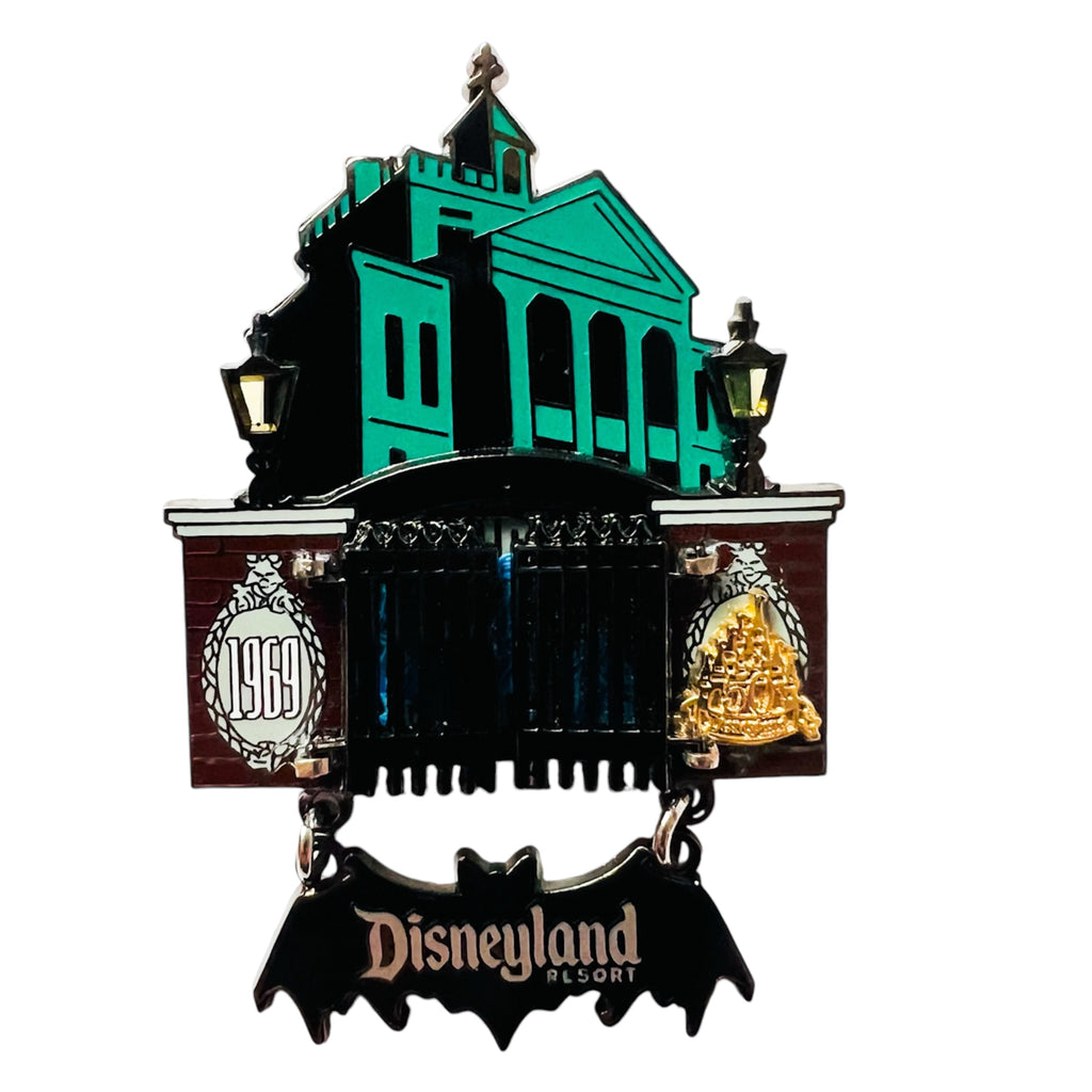 Disneyland 50th Magical Milestones Haunted Mansion & Gate With Gates That open pin