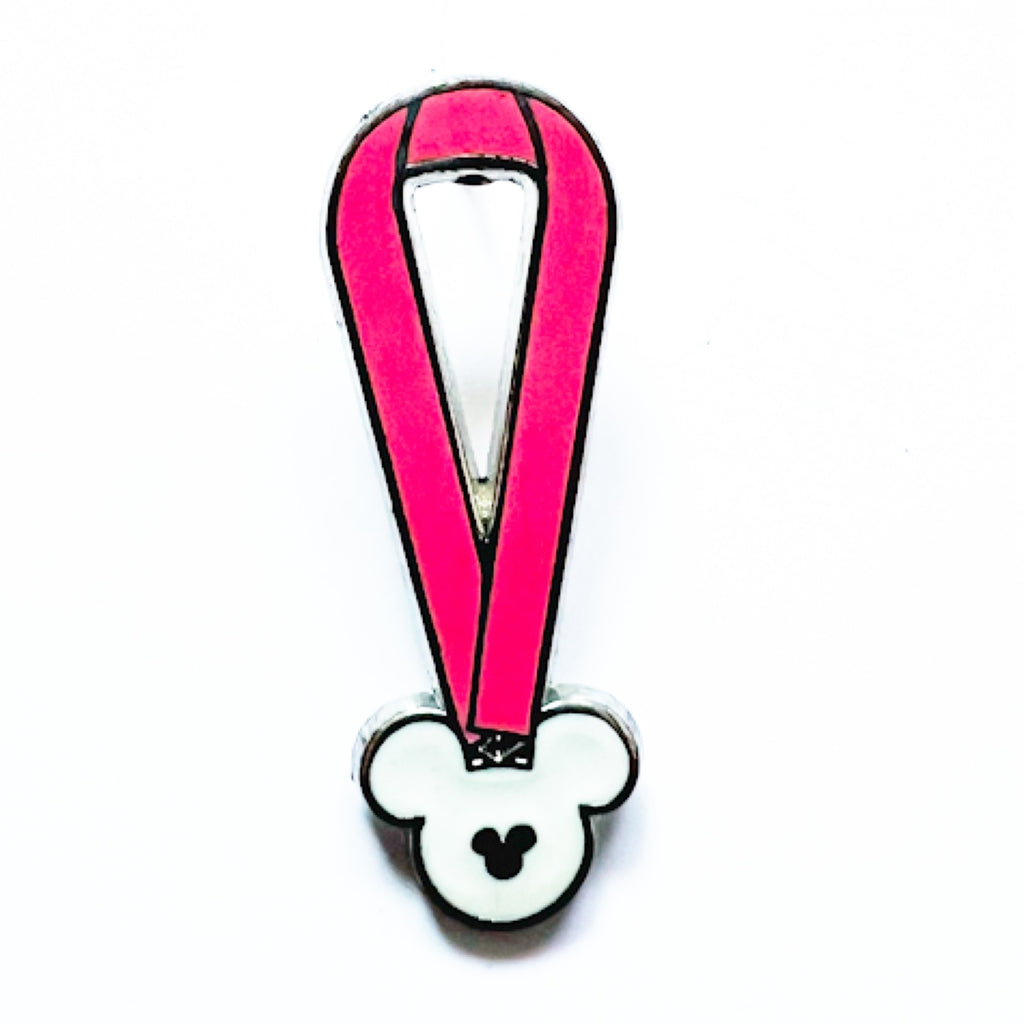 Disney Pink Lanyard Series Hidden Mickey Pin