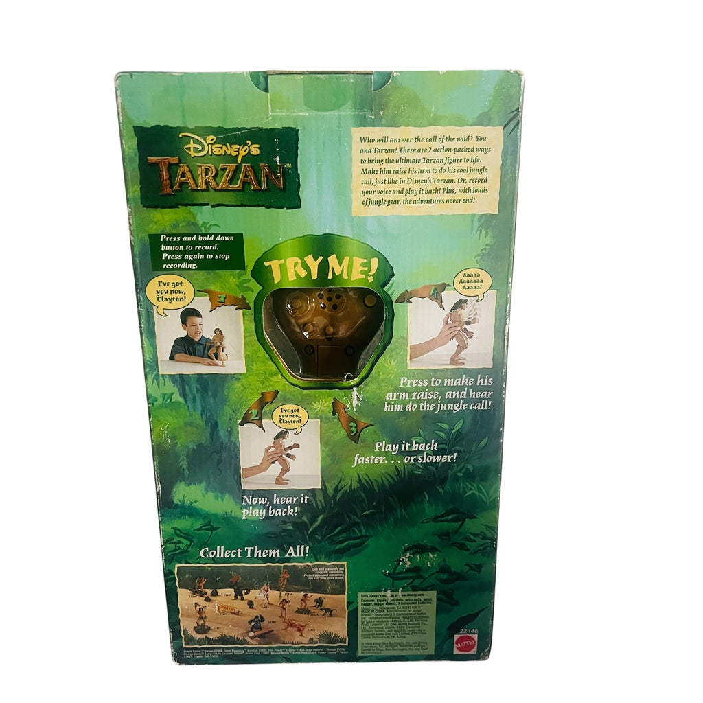 Vintage Tarzan Rad Repeatin' Tarzan 12" Action 1999 Mattel Figure