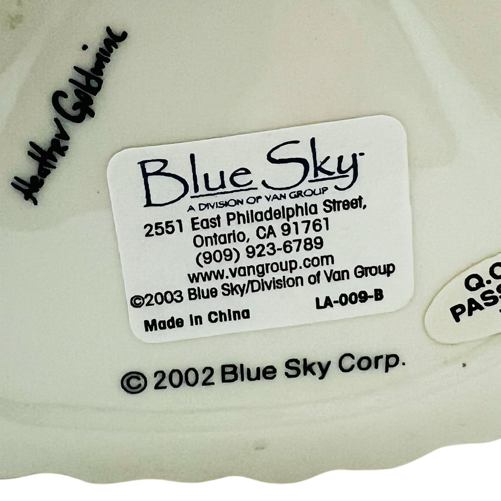 Vintage Heather Goldminc 2002 Blue Sky Clayworks Wishing Cake Hinged Trinket