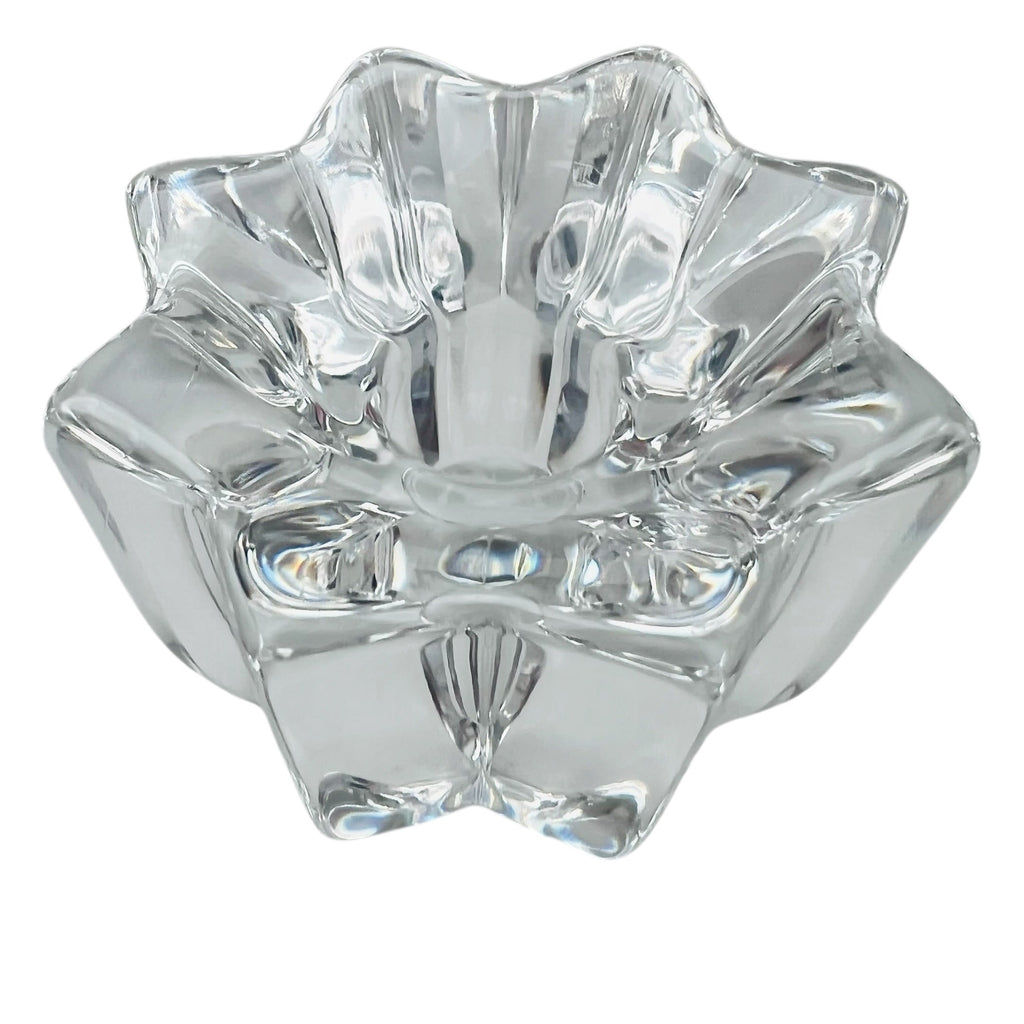 Orrefors Crystal Glass Candle Holder
