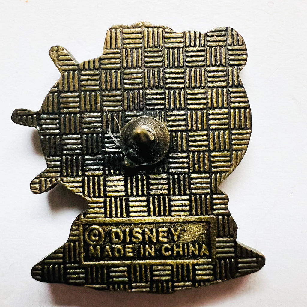 Disney Cruise Pine DCL Helmsman Mickey Mouse Bronze Ship Wheel Pin