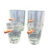 Lucky Shot Barware Bullet Glasses and Shot Glass Set