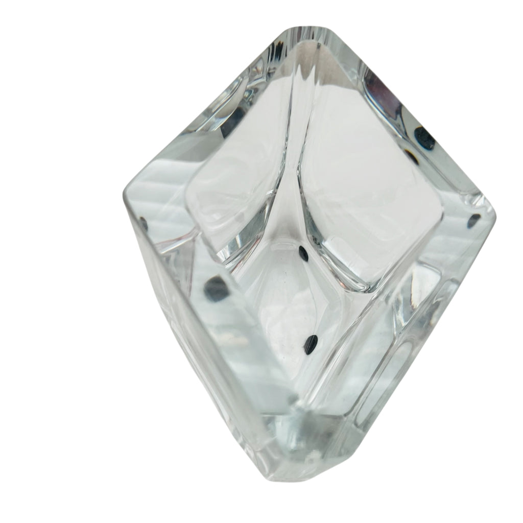 Kosta Boda Diamond Crystal Signed Numbered Vase