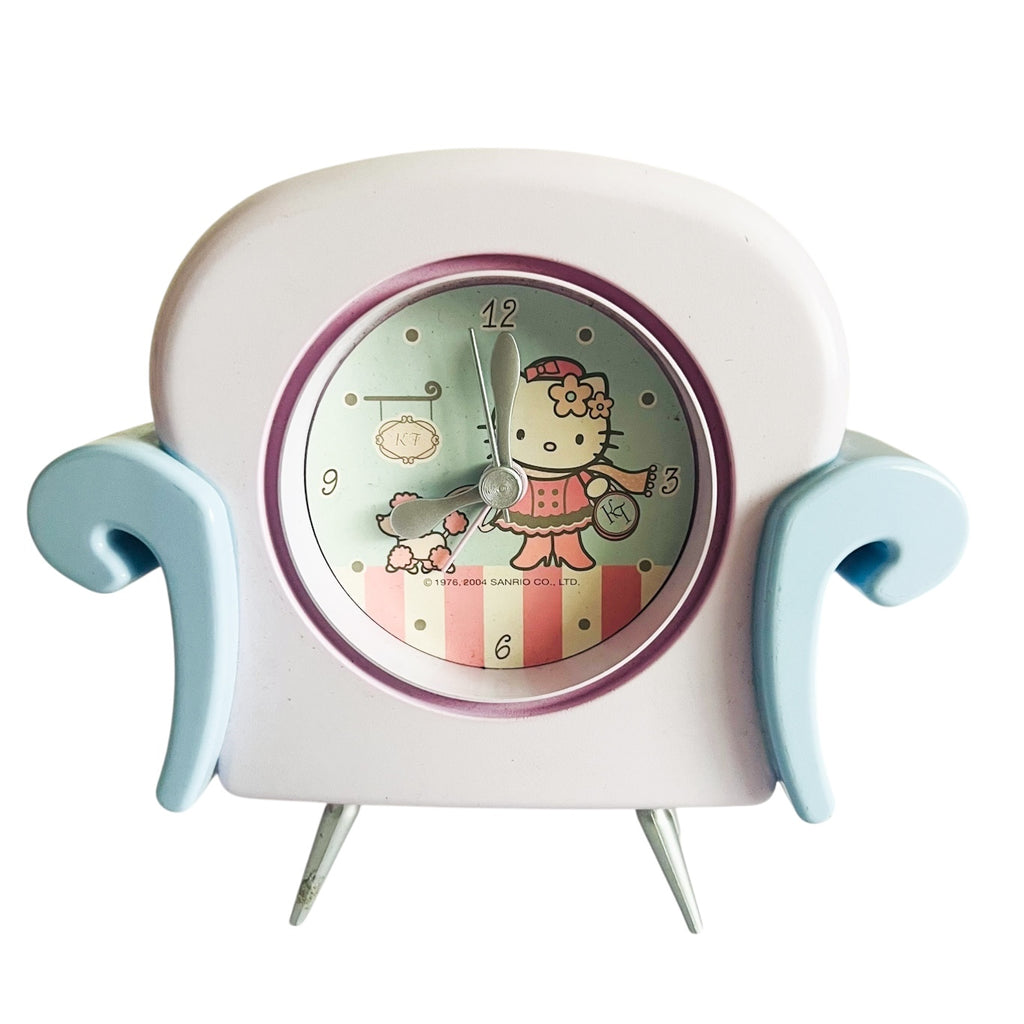 Vintage Sanrio Hello Kitty 2004 Couch Collectible Mini Alarm Clock Rare