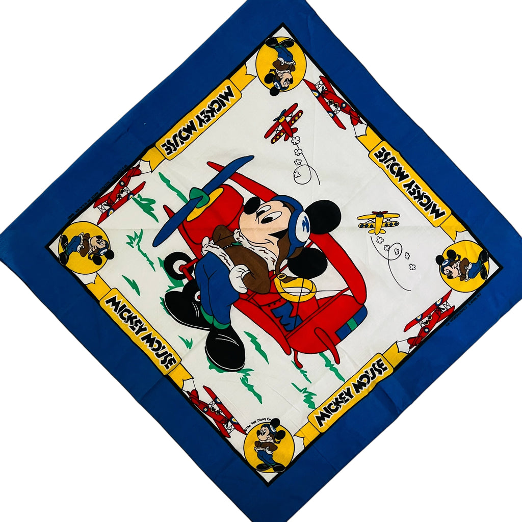Vintage The Walt Disney Company Minnie and Daisy Cartoon Bandana Scarf