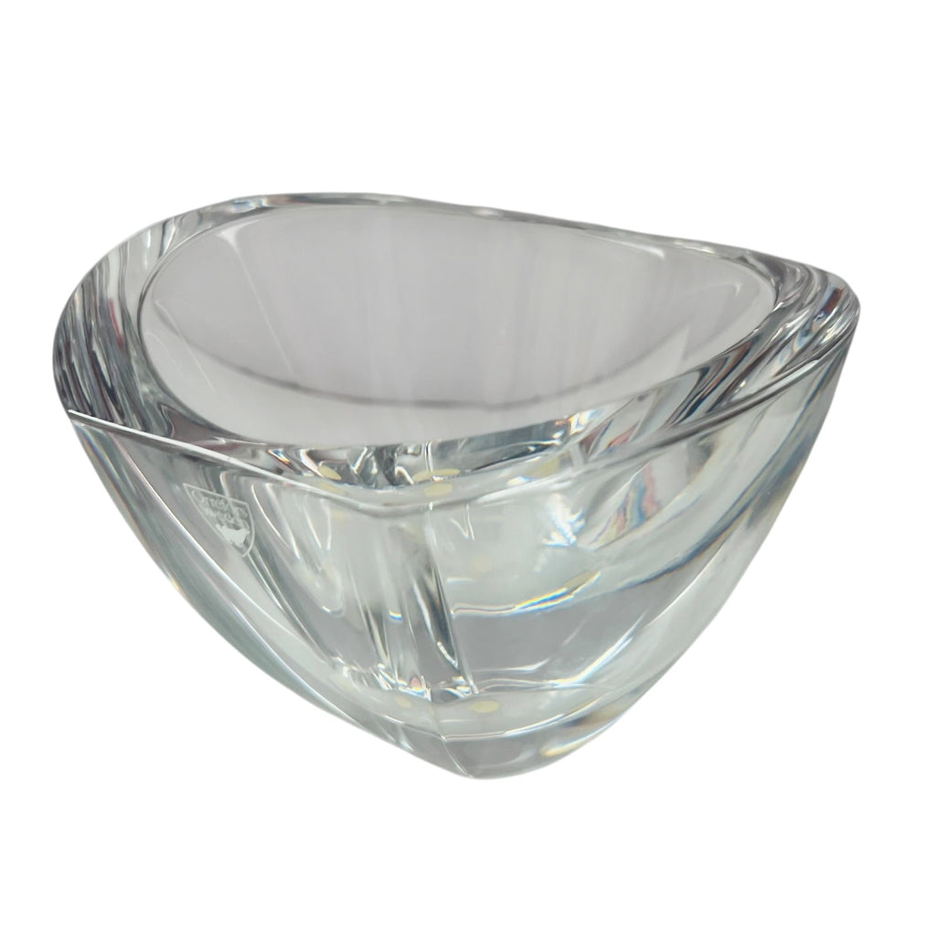 Orrefors Mirror SkalBowl Cut Crystal Bowl