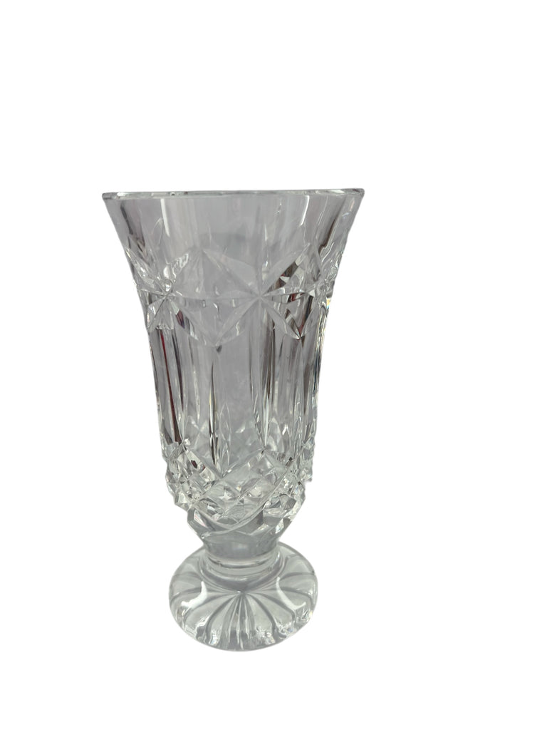 Vintage Waterford Crystal Pedestal Footed Vase