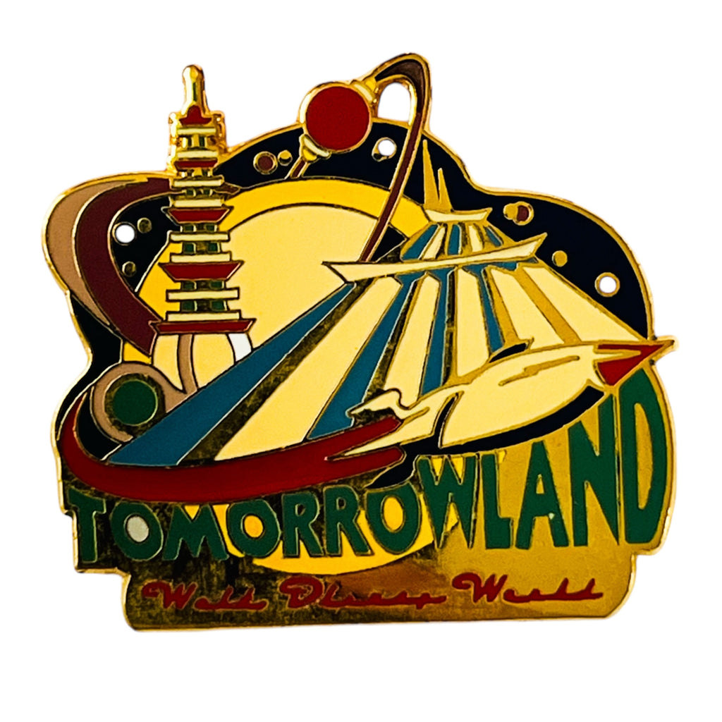 Walt Disney World Attraction Tomorrowland Retro Pin