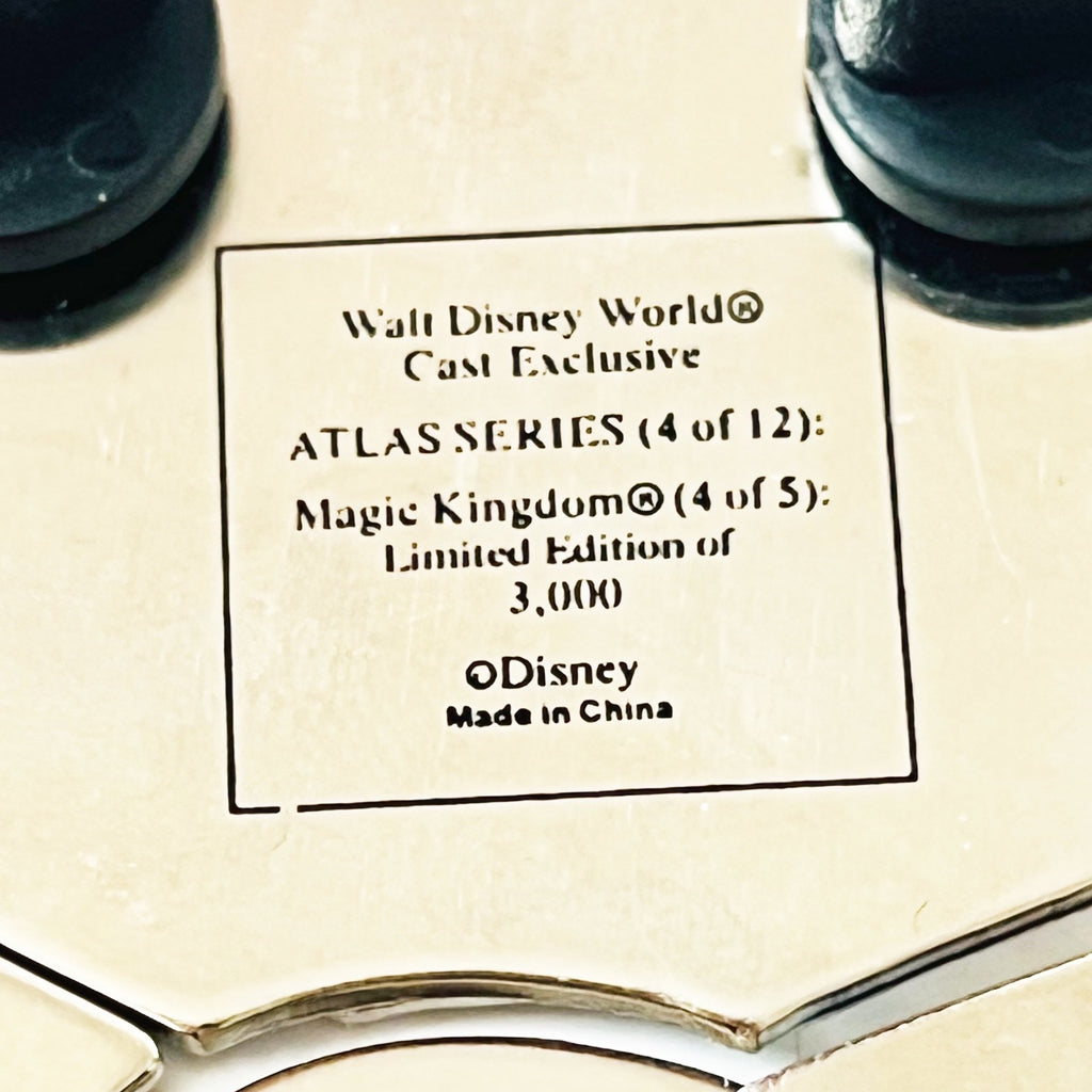 Walt Disney World Cast Atlas Series Magic Kingdom 5 Pin Limited Edition Set