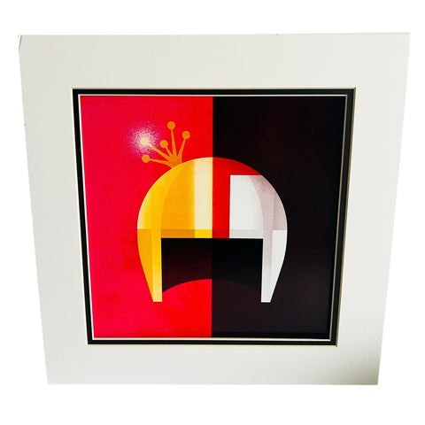 Disney Wreck It Ralph King Kandy's Helmet Turbo King Vanellope Artist Print