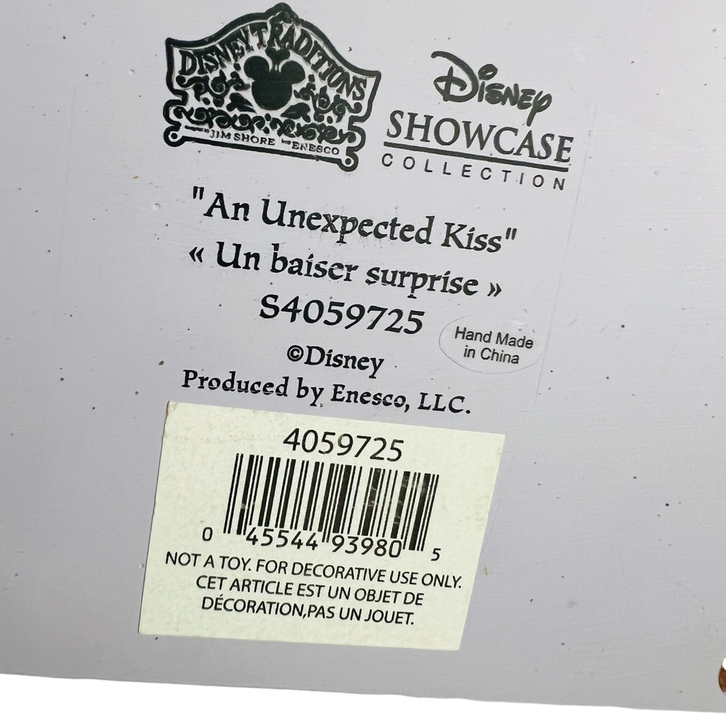 Disney Traditions Showcase Collection An Unexpected Kiss Jim Shore Figure