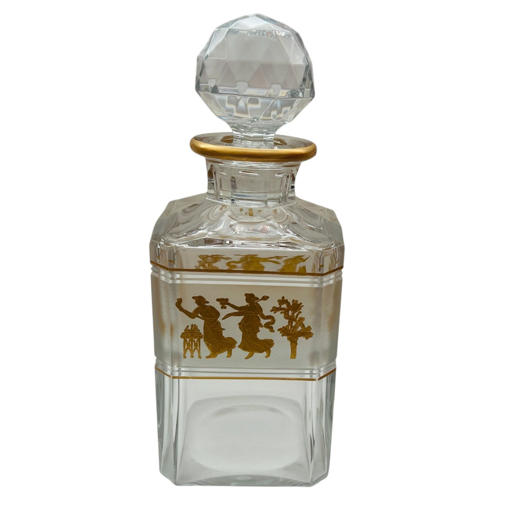 Val St Lambert Danse de Flore Clear (Cathedral Shape) Decanter with Stopper