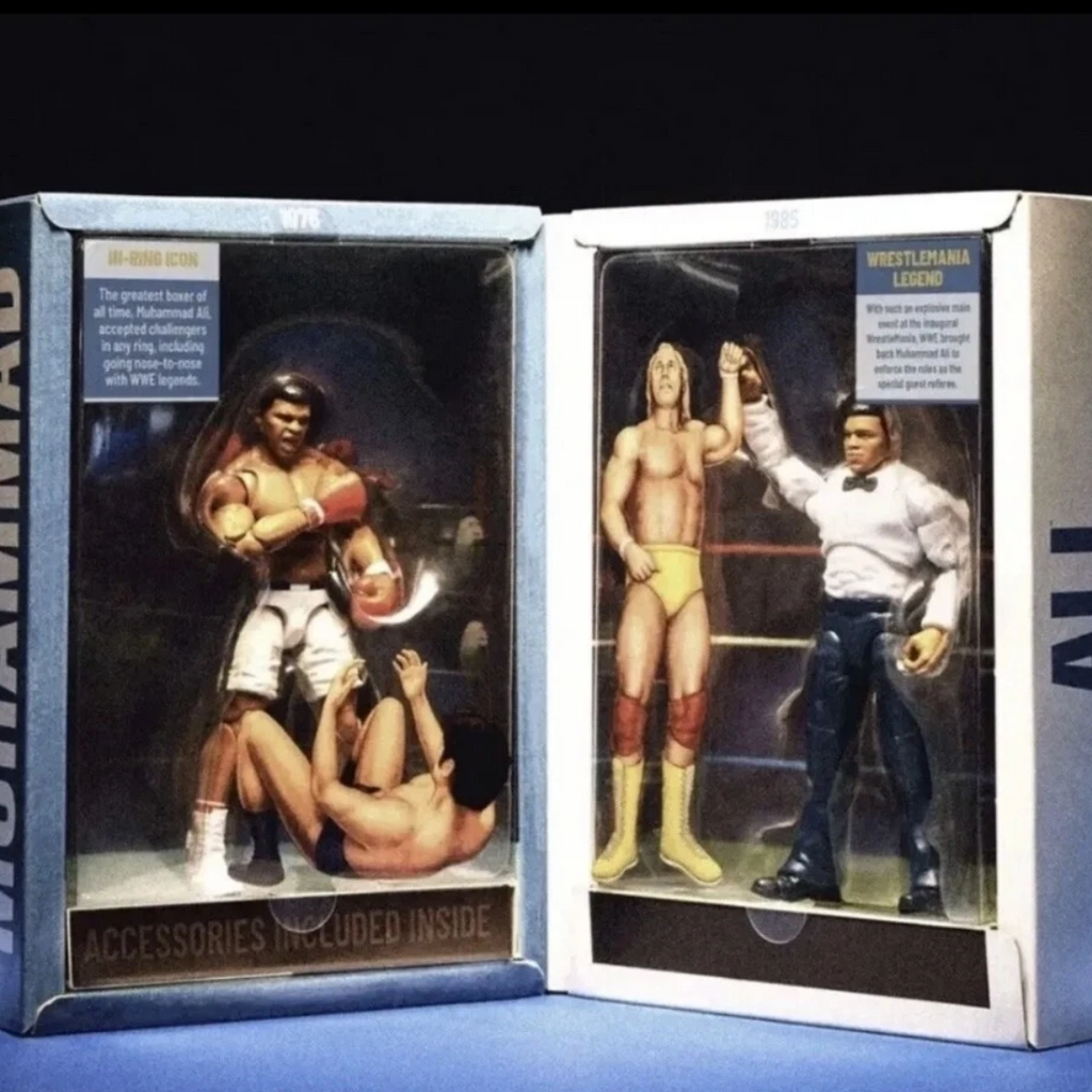 WWE WWF Ultimate Edition Muhammad Ali Action Figure Set Sealed