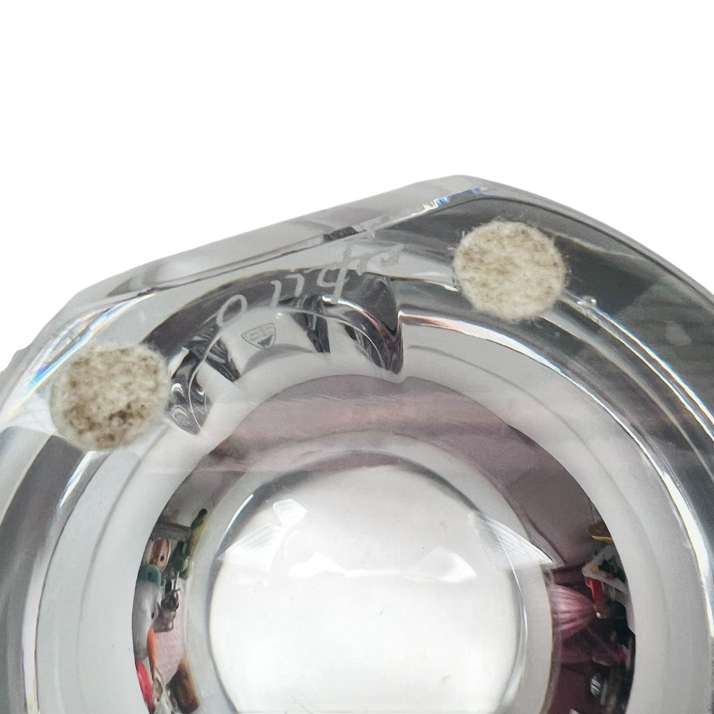 Orrefors Mirror SkalBowl Cut Crystal Bowl