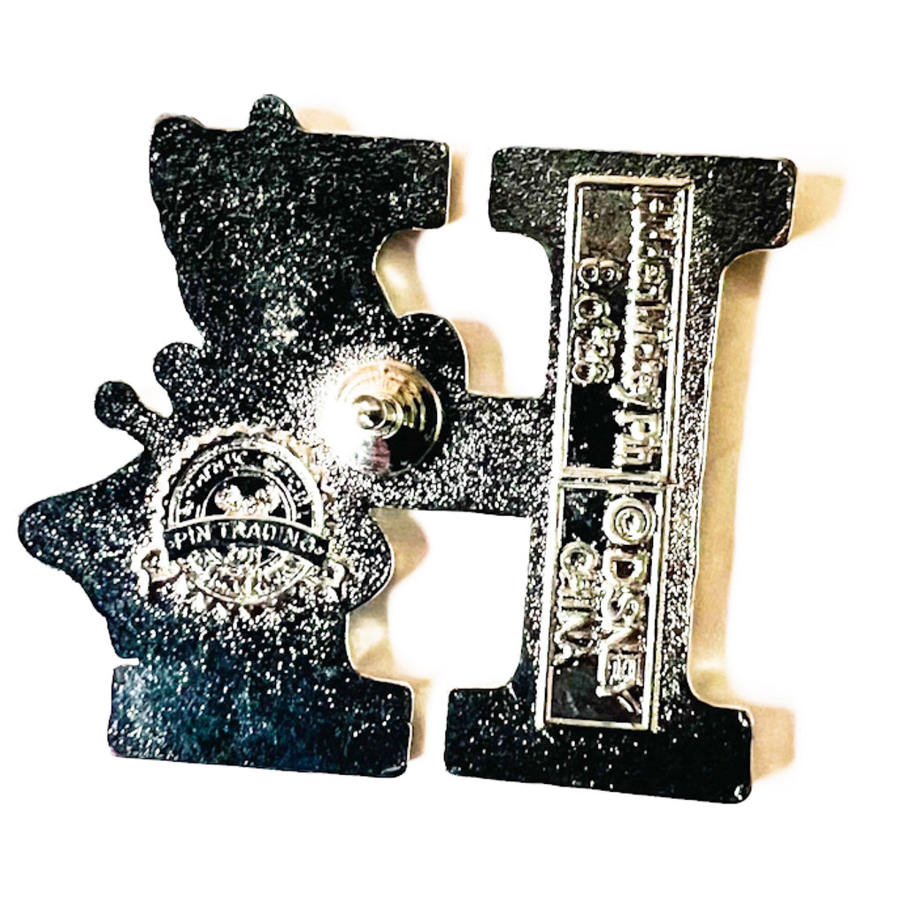 Disney DLR Alphabet Letter Collection H for Horace Horsecollar Hidden Mickey Series Pin