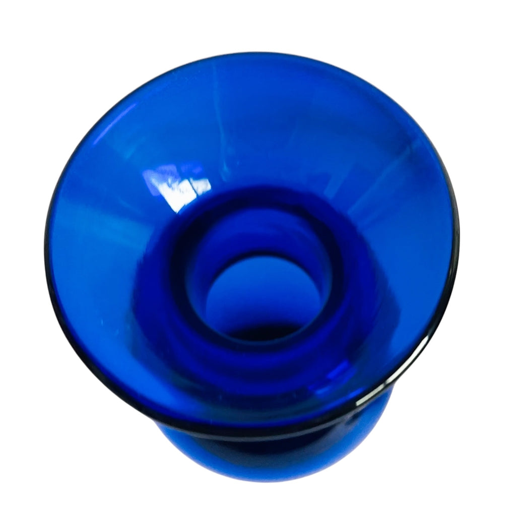 Blenko Cobalt Blue 7” Glass Vase