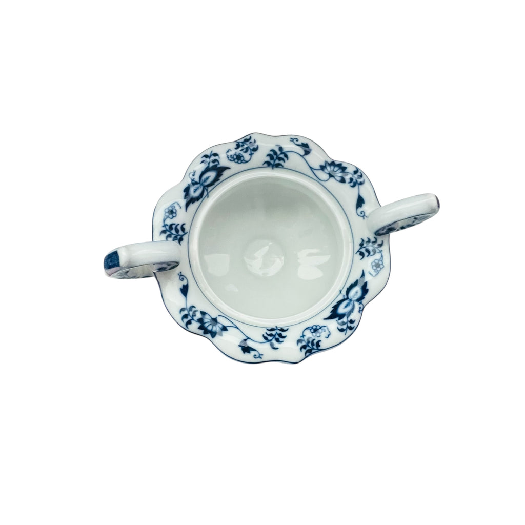 Vintage Blue Danube Mayonnaise & Lid