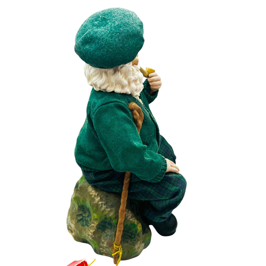 Vintage Clothtique Possible Dreams 1999 Sitting On A Rock Irish Santa