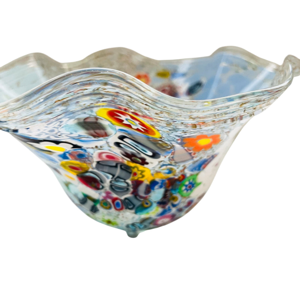 Vintage Murano Made In Italy Glass Millefiori Lamp Shade
