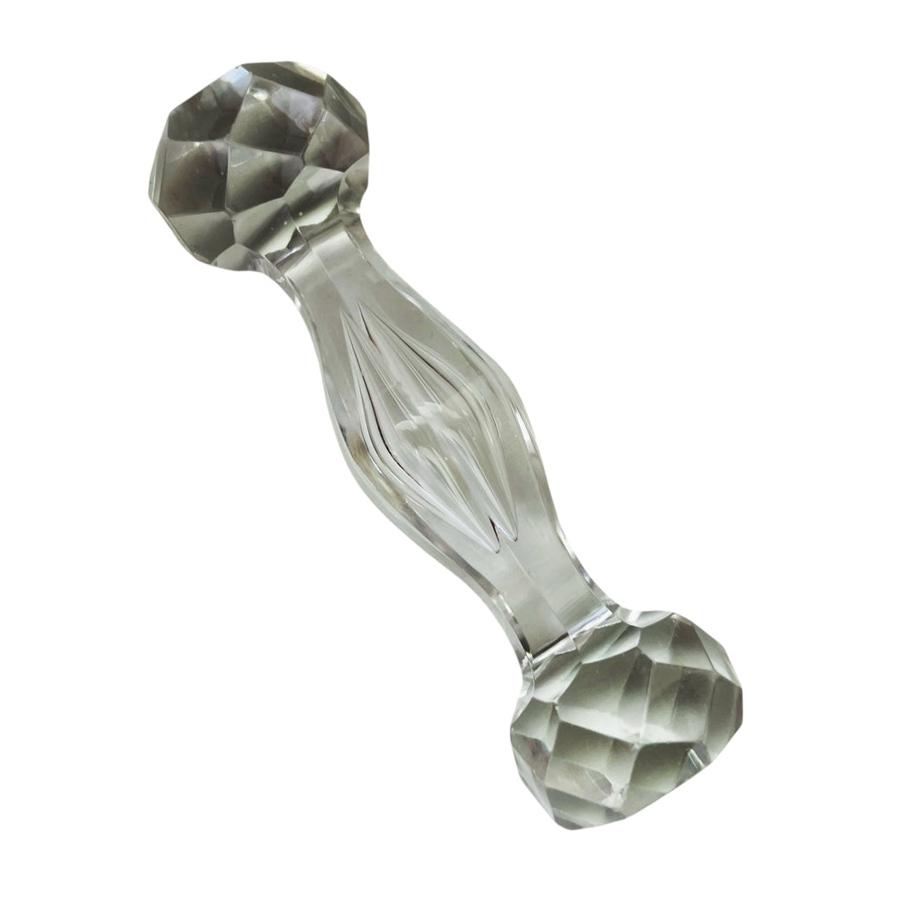 Vintage Diamond Cut Crystal Pattern Culinary Rest