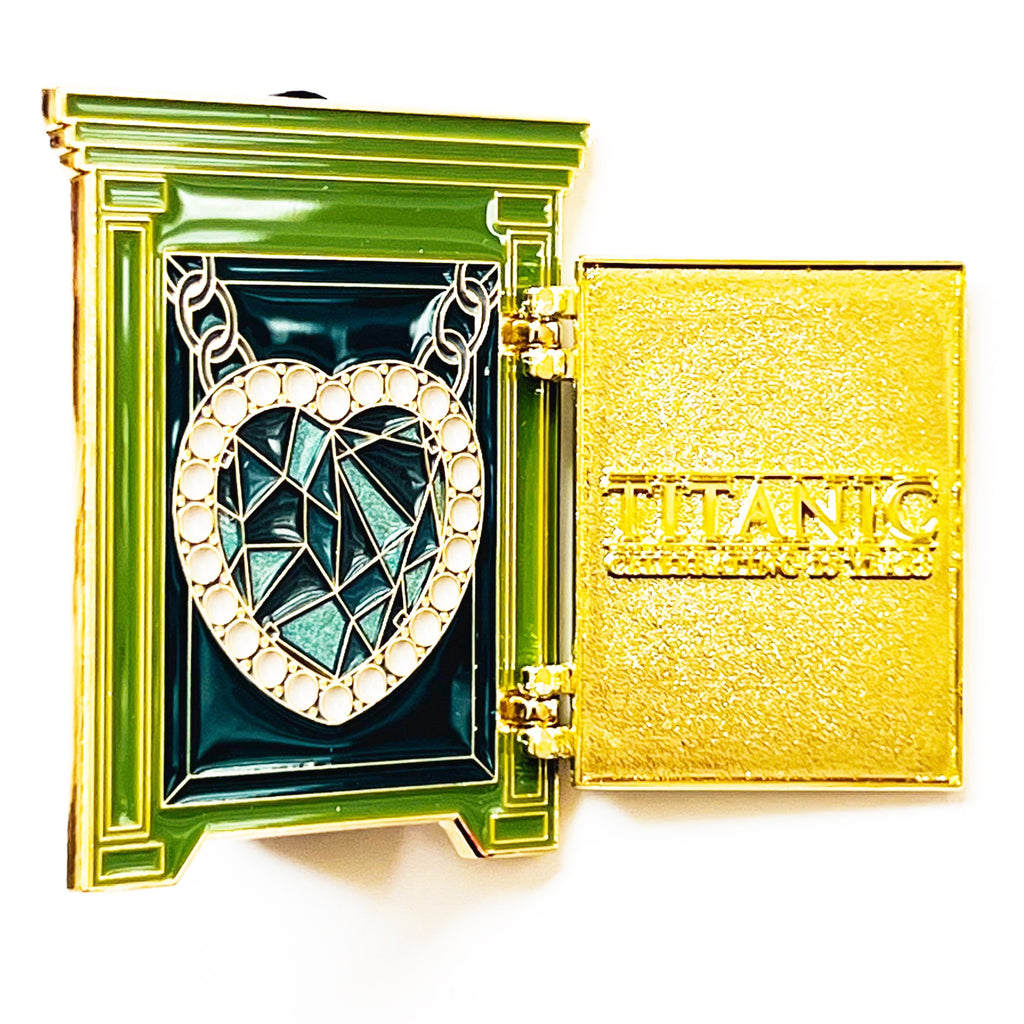 Disney Titanic 25th Anniversary Heart Of The Ocean Necklace Safe Limited Release Pin