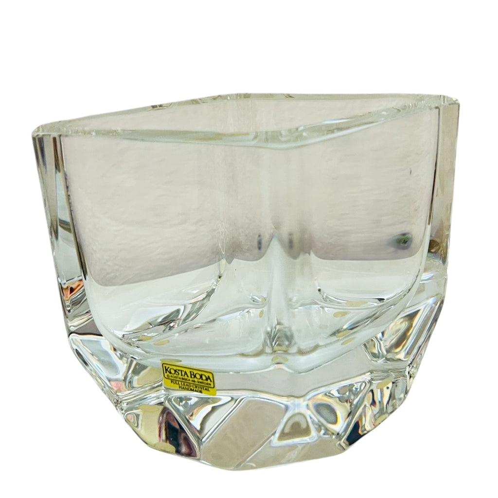 Kosta Boda Full Lead Crystal Art Glass Sweden Bowl
