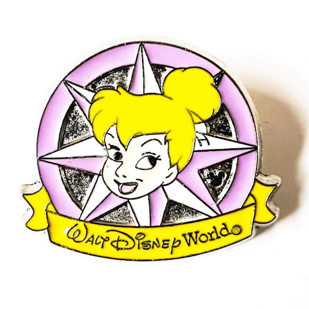 Disney WDW Walt Disney World Tinker Bell Compass Hidden Mickey Pin