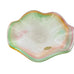 Vintage Murano Art Glass Ruffle Edge Multi Coloured Italian Bowl