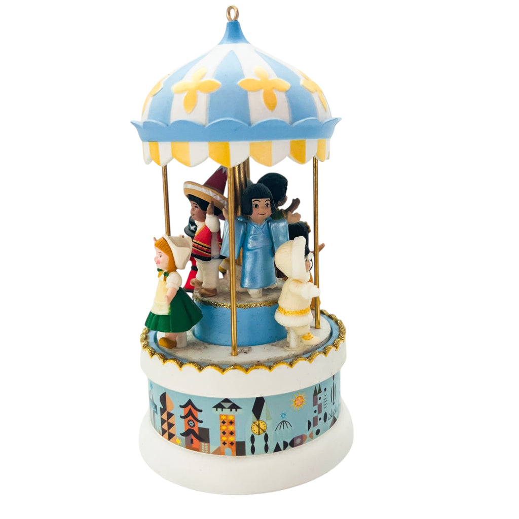 Vintage Disney Hallmark It’s a Small World Windup Music & Motion Ornament