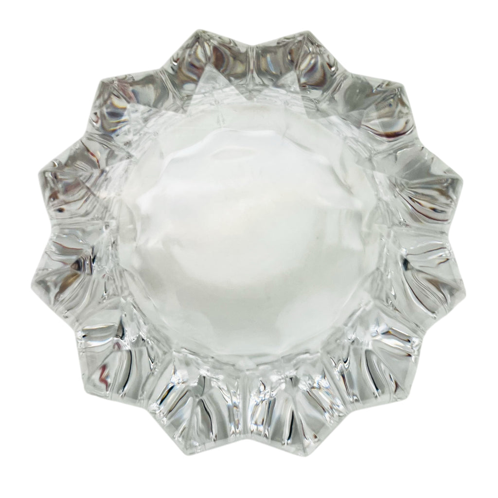 Vintage Orrefors Crystal Crown Design Art Glass Bowl