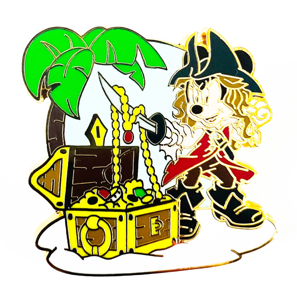 Disney Pirate Mickey Mouse Treasure Chest Pin