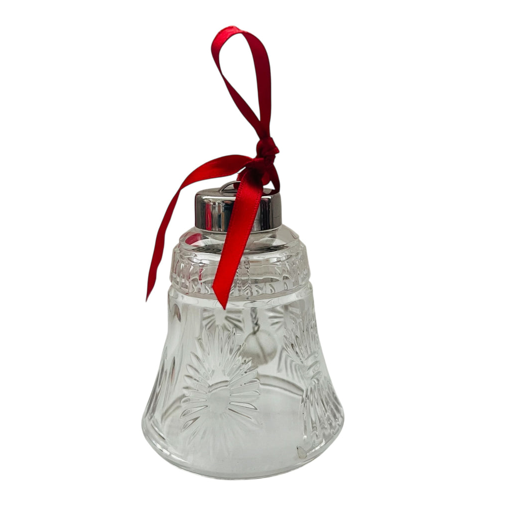 Vintage Waterford Cut Crystal 2000 Y2K Millennium Bell Christmas Ornament