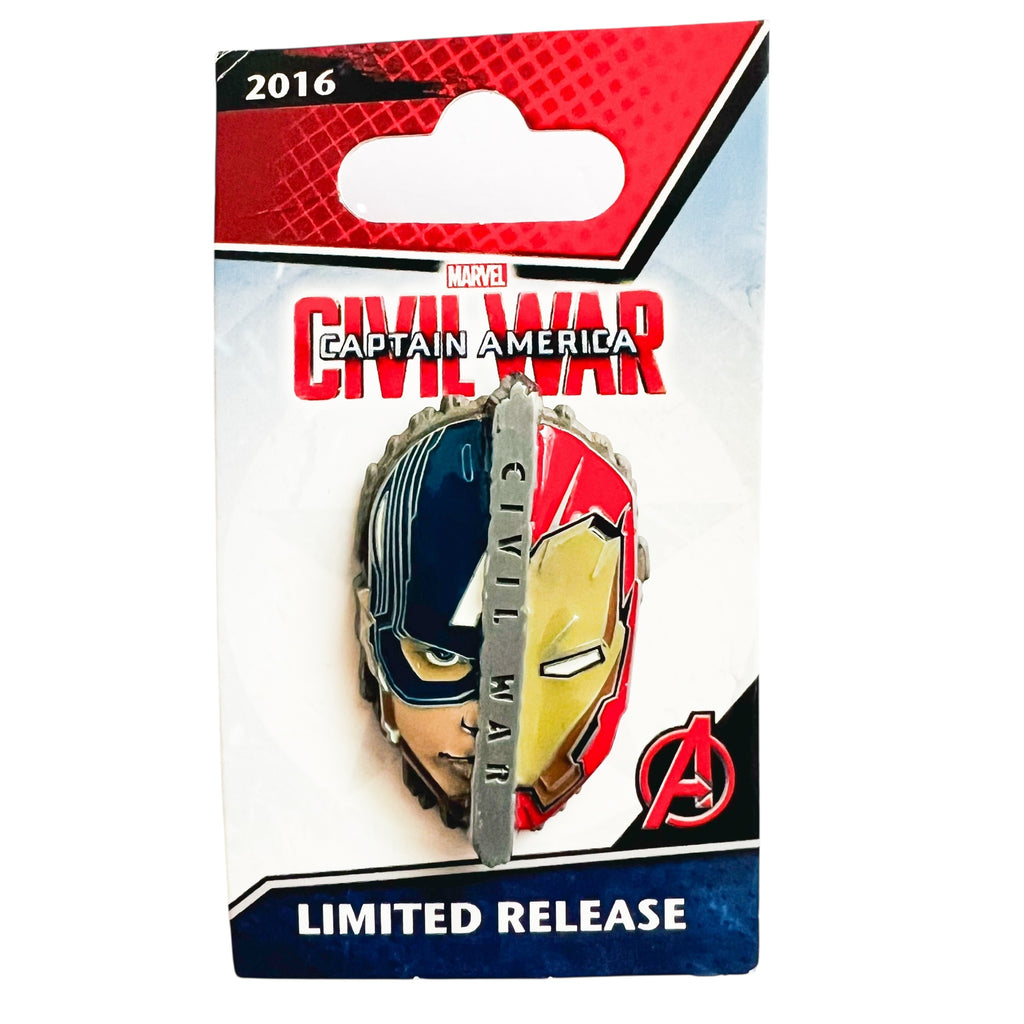 Disney Marvel Civil War Iron Man and Captain America Pin