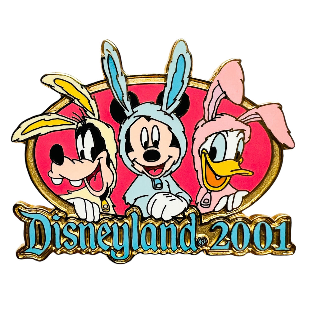 Disney Disneyland 2001 Easter Fab 3 in Bunny Suits Limited Edition 2400 Pin