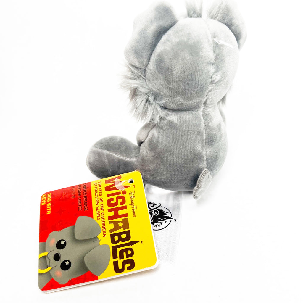 Disney Parks Pirates of The Caribbean Dog With Key Wishables Limited Rekease Plush