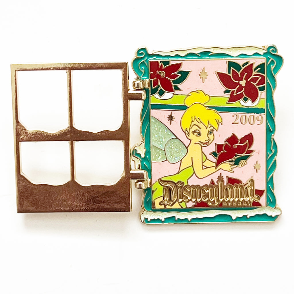 Disney Happy Holidays Tinker Bell 2009 Frosted Windows Hinge LE 2000 Pin