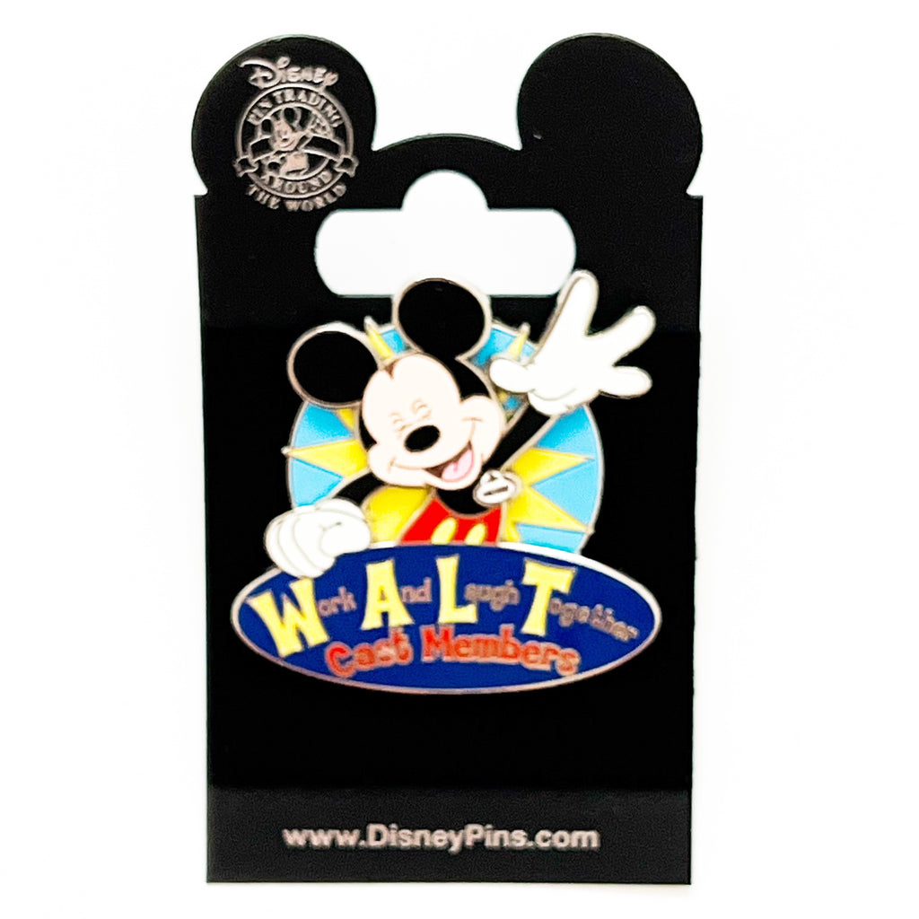 Disney Cast Exclusive W.A.L.T. Work and Laugh Together Mickey Mouse Pin