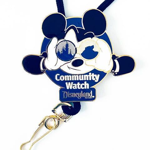 Disneyland Security Community Watch Cast Exclusive Lanyard