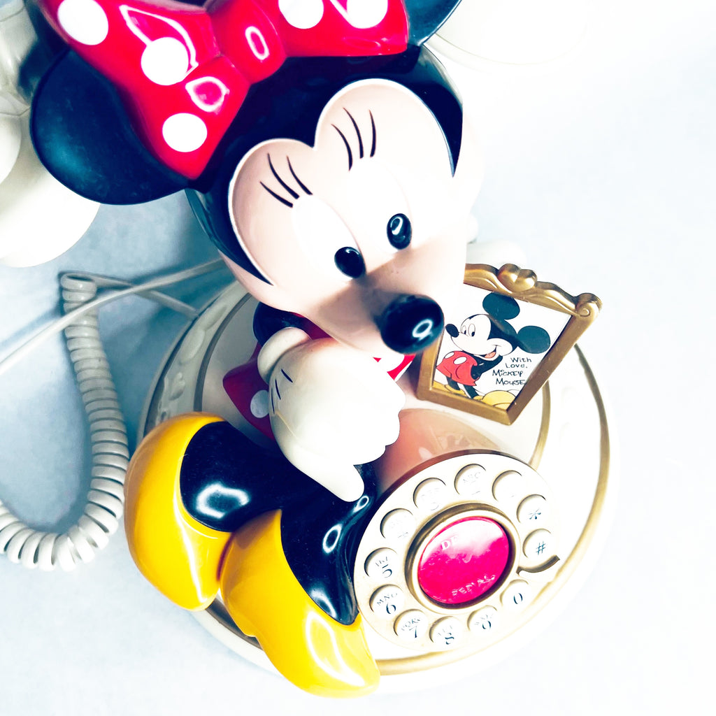 Vintage Disney Minnie Mouse Desk Telephone
